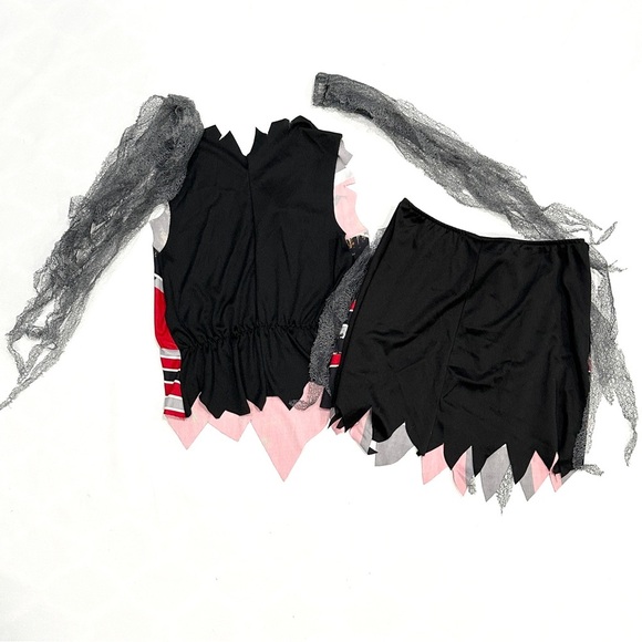 InCharacter Costumes U ROT Spiritless Cheerleader 4pc Cheer Halloween Costume - Picture 8 of 8